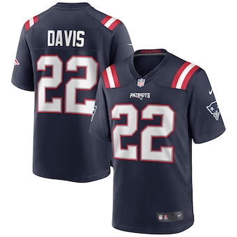 mens nike cody davis navy new england patriots game jersey